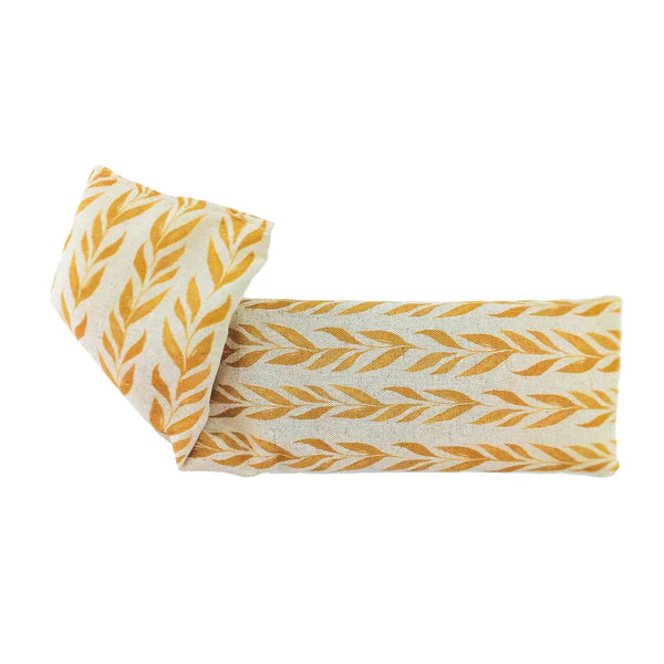 Wheat Bag Gold Leaf Linen/Cotton
