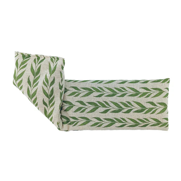 Wheat Bag Green Leaf Linen/Cotton