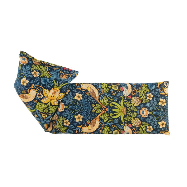 Wheat Bag William Morris Strawberry Thief Navy