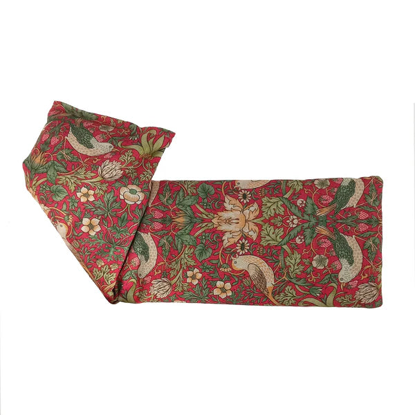 Wheat Bag William Morris Strawberry Thief Crimson