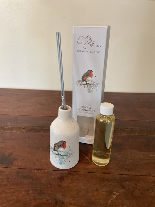 Meg Hawkins 150g Diffuser - Robin Orange & Cinnamon