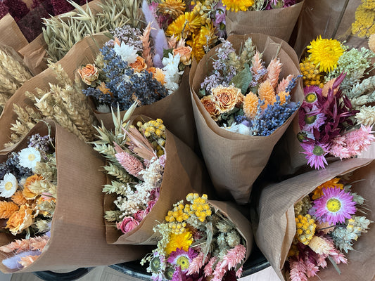 Wildflowers droogbloemen boeket