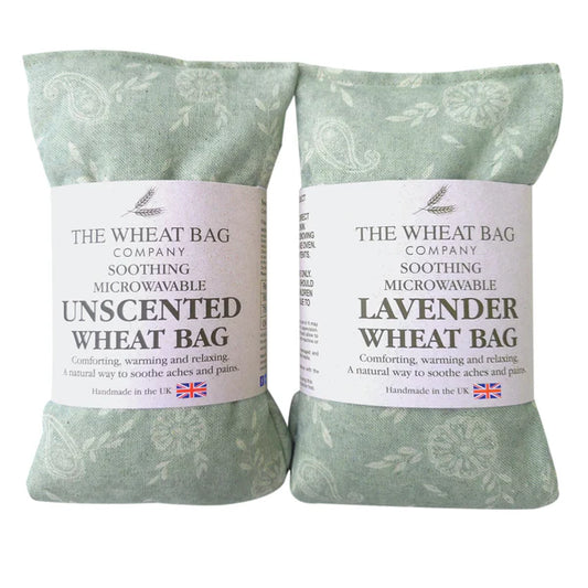 Wheat Bag Bloom Green Linen/Cotton