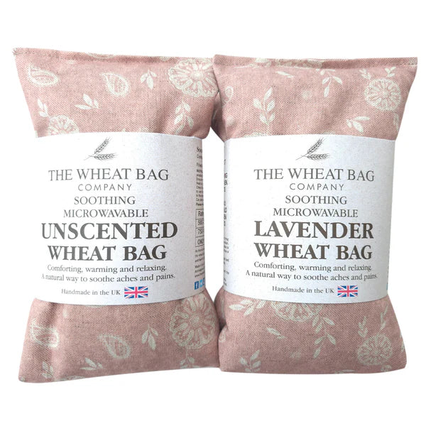 Wheat Bag Bloom Blush Linen/Cotton