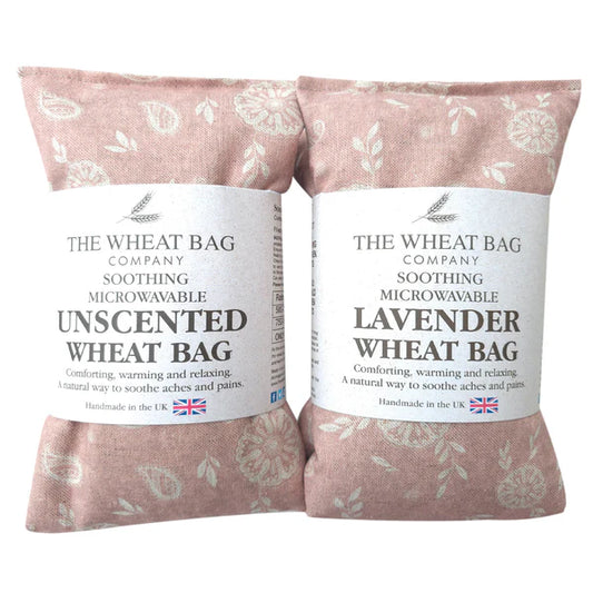 Wheat Bag Bloom Blush Linen/Cotton