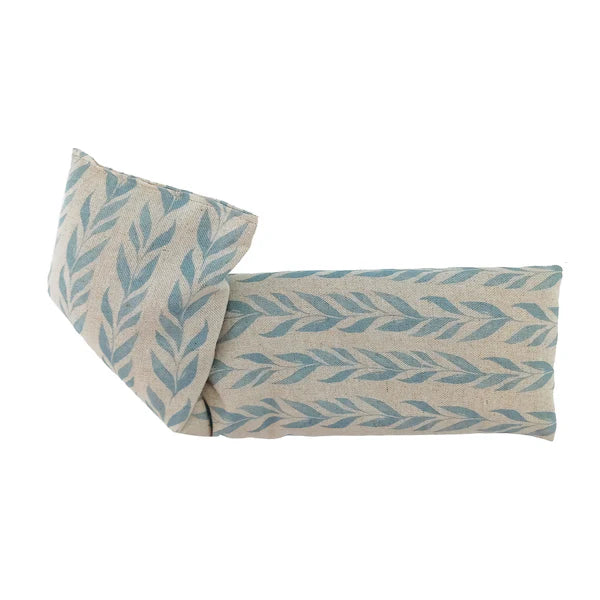 Wheat Bag Blue Leaf Linen/Cotton