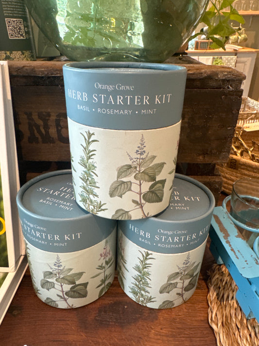 Herb Starter Kit - inclusief zaadjes pottjes en aarde