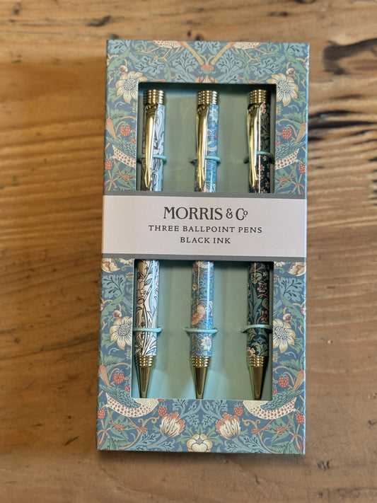 Set van 3 Morris&Co pennen