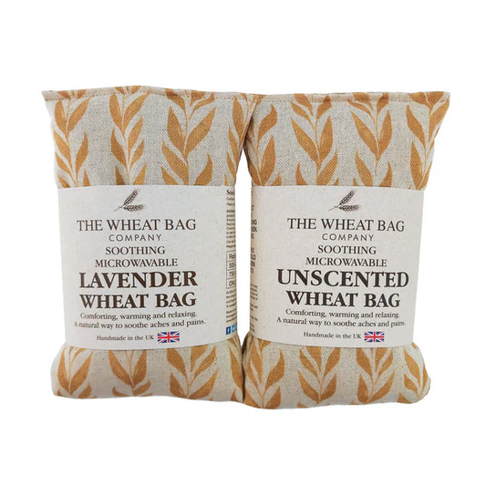 Wheat Bag Gold Leaf Linen/Cotton