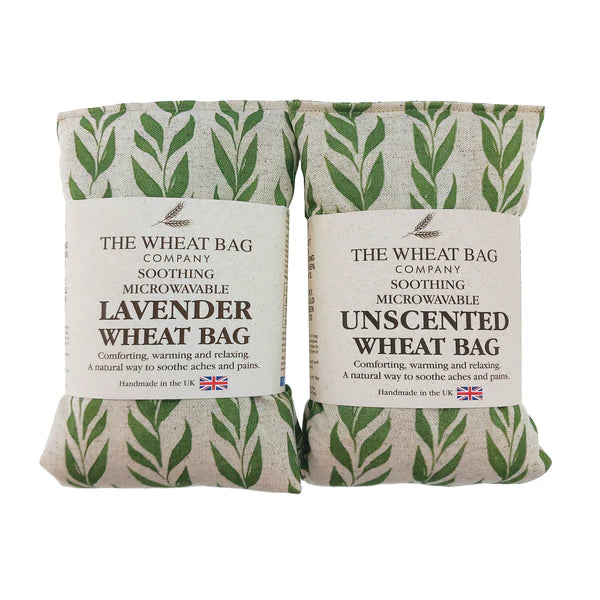 Wheat Bag Green Leaf Linen/Cotton