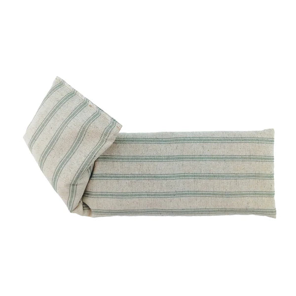 Wheat Bag Green Stripe Linen/Cotton