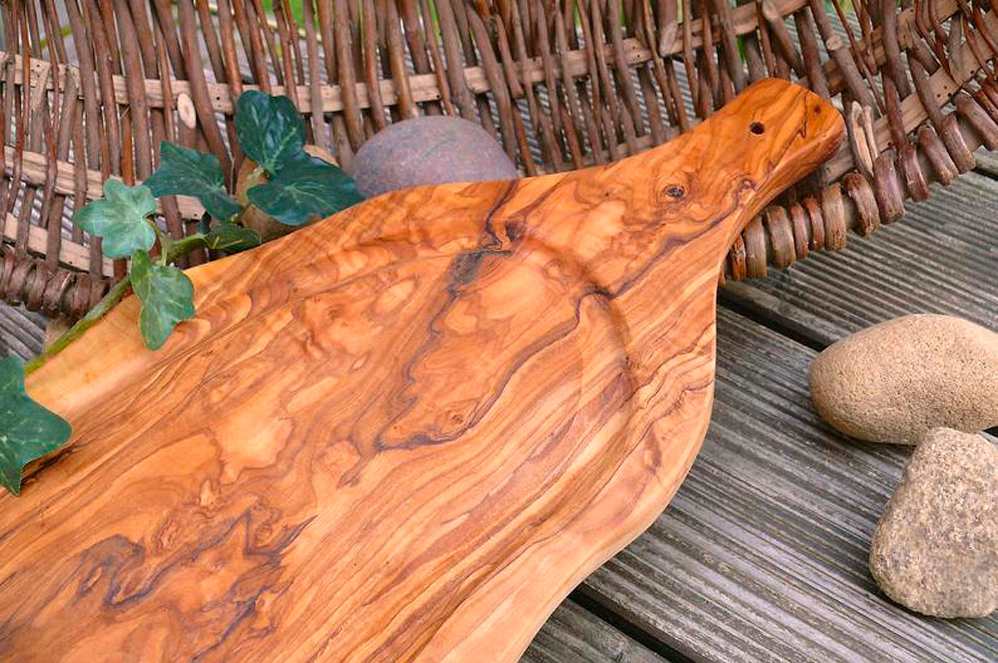 Olijfhouten trancheerplank 45–49 cm