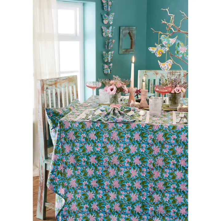 Namaste Block Print tafellaken - Lily