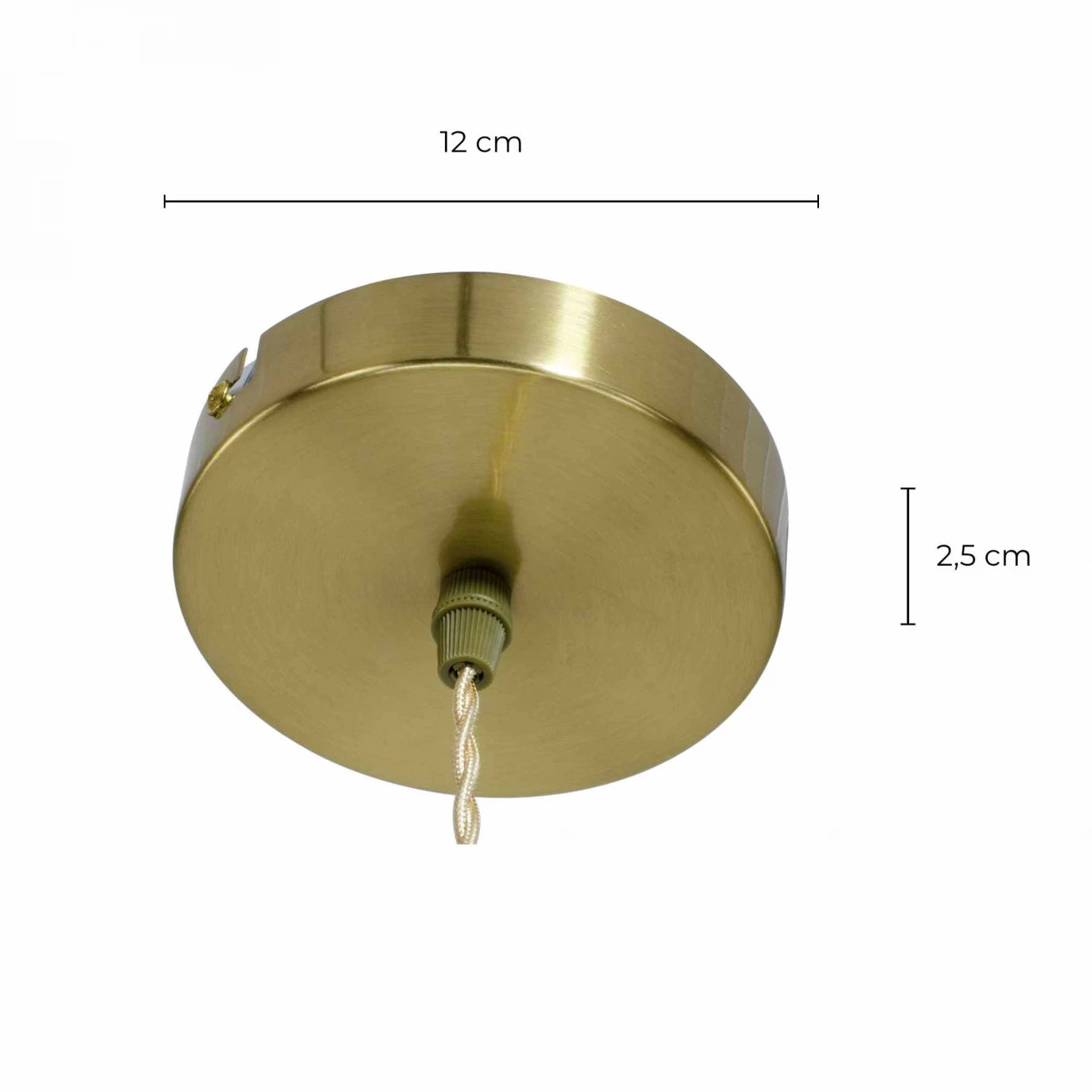 Hanglamp ‘Babouchka’ – Keramiek & Goudkleurig Metaal